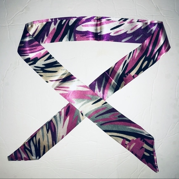 Twilly Handbag Headband Neck Tie Scarf - Picture 3 of 7